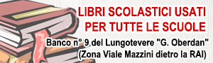 Libri scolastici usati - Banco n. 9 del Lungotevere G. Oberdan Libri scolastici usati - Banco n. 9 del Lungotevere G. Oberdan